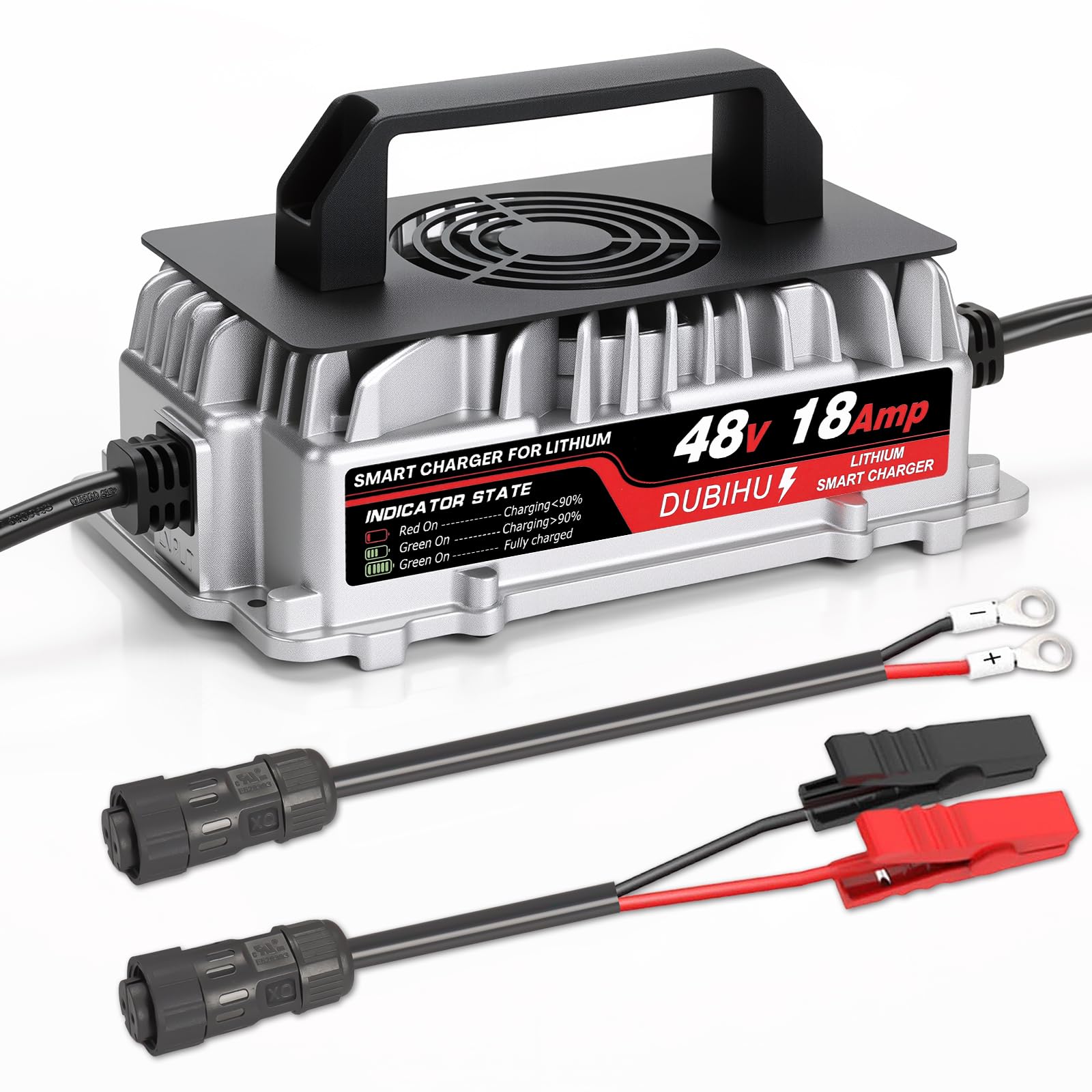 Amazon.com: DUBIHU 58.4V 18A Battery Charger for 48V LiFePO4, M8